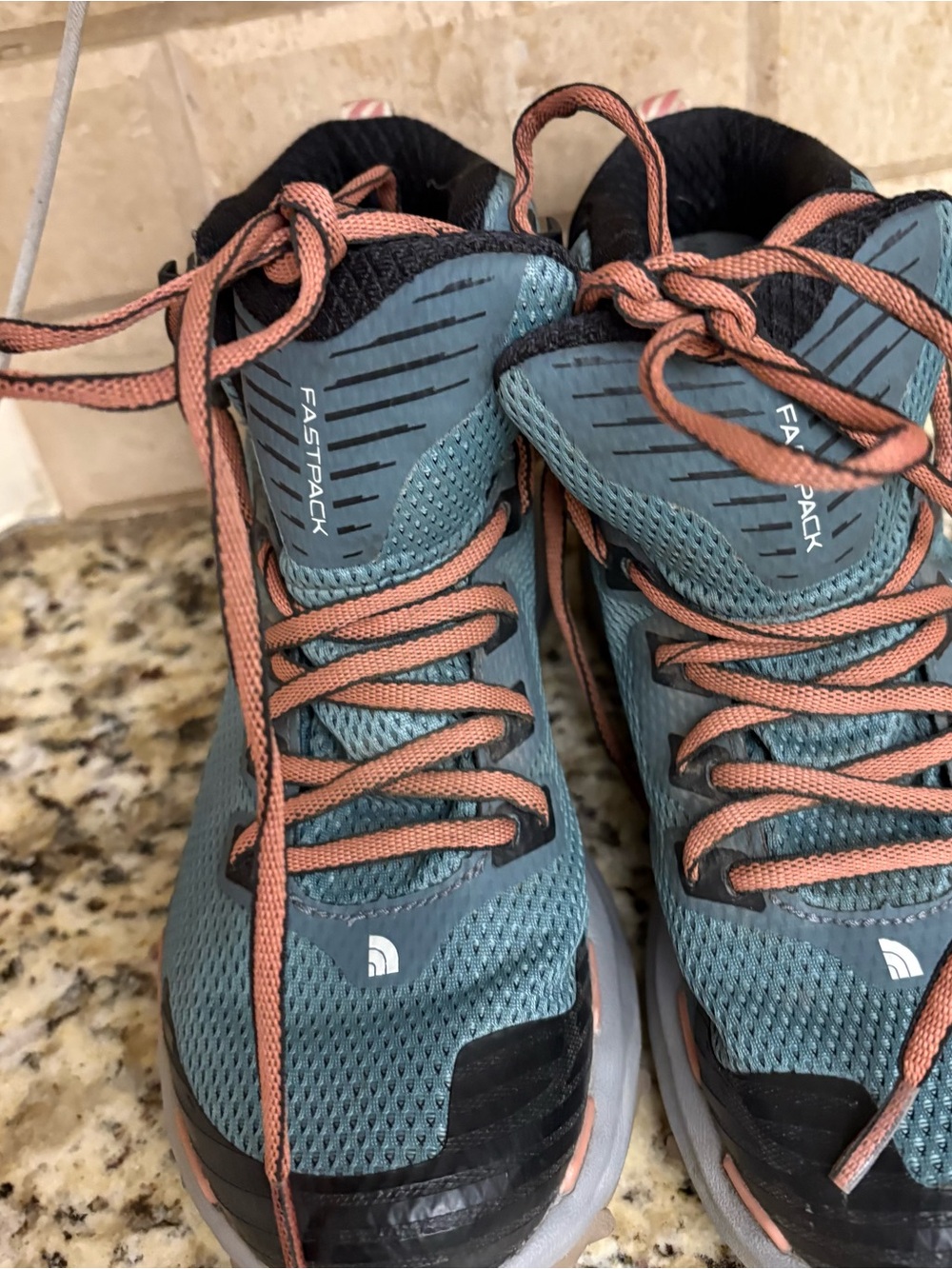 The North Face Women's Teal and Coral Ankle Booties